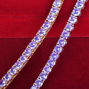 Colar Cravejado de Zircônia Banhado a Ouro 24K