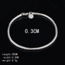 Bracelete Cordão Torcido em Prata 925