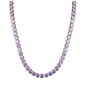 Colar Cravejado de Zircônia Banhado a Ouro 24K